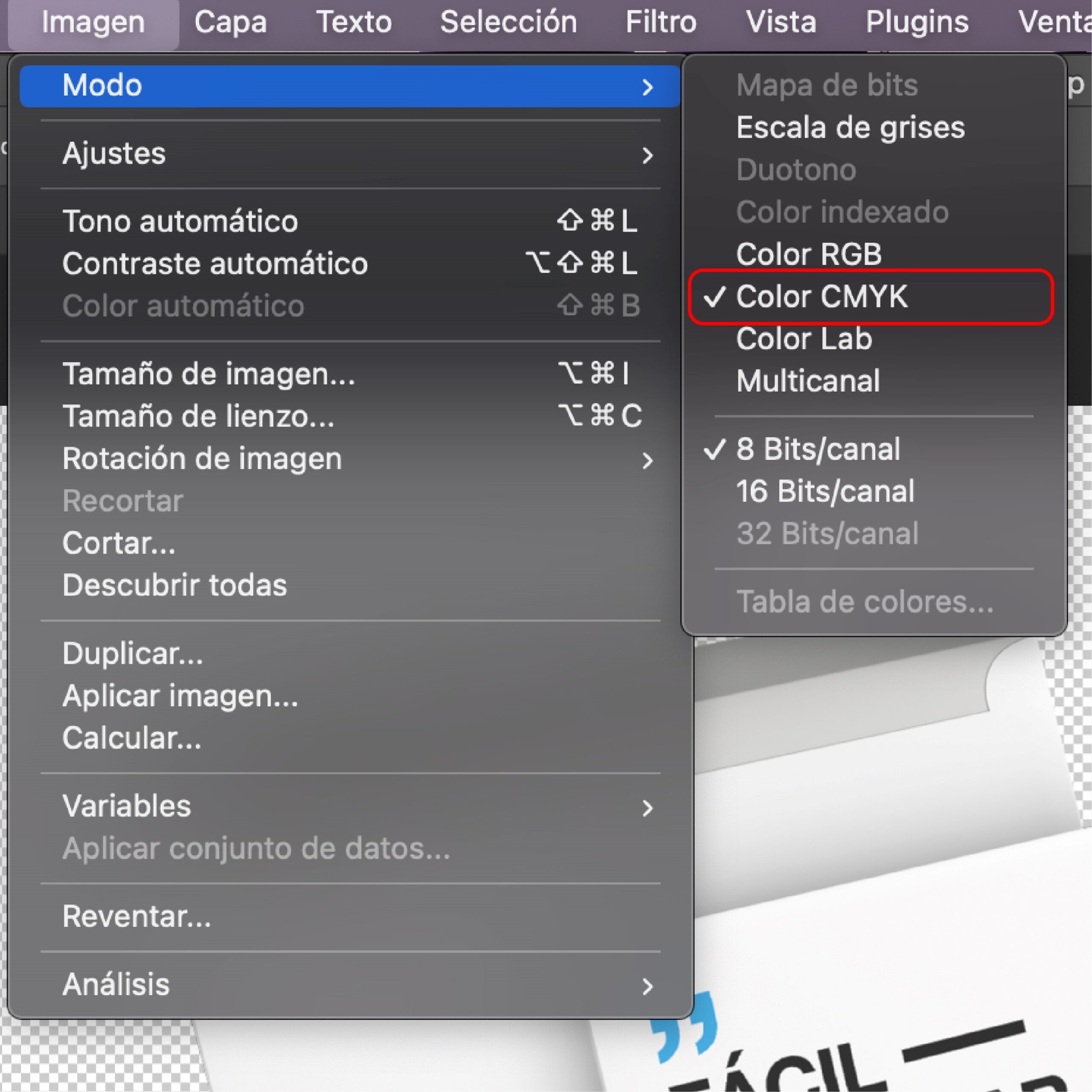 Perfil de color para imprenta: trabaja siempre en CMYK